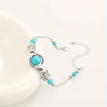 Bracelet White Gold Butterfly Design Adjustable for Any Occasion 4