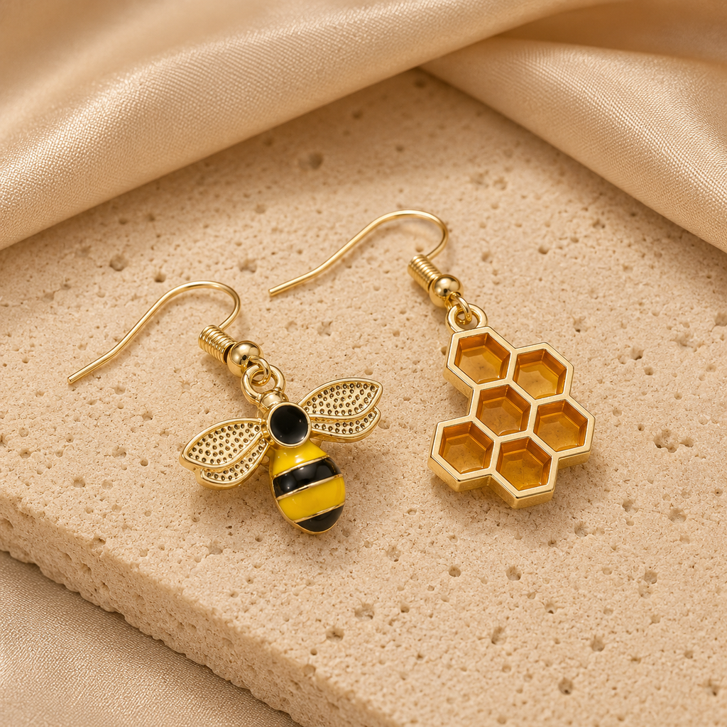 Honey Bee Earrings