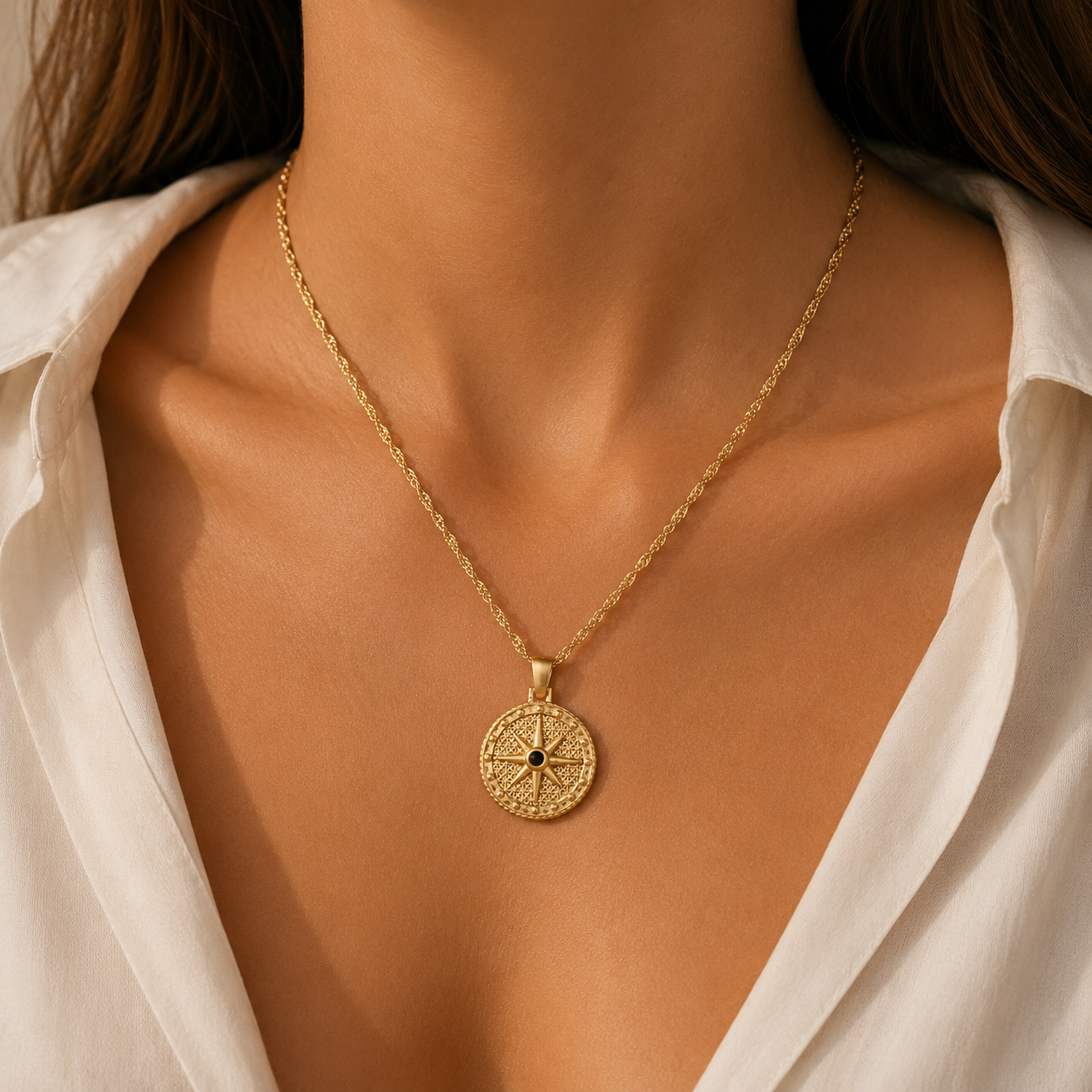 Gold Necklace Adjustable Chain Elegant Design for Any Occasion
