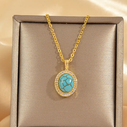 Gold Azure Bloom Necklace Elegant Design for Everyday Wear 2