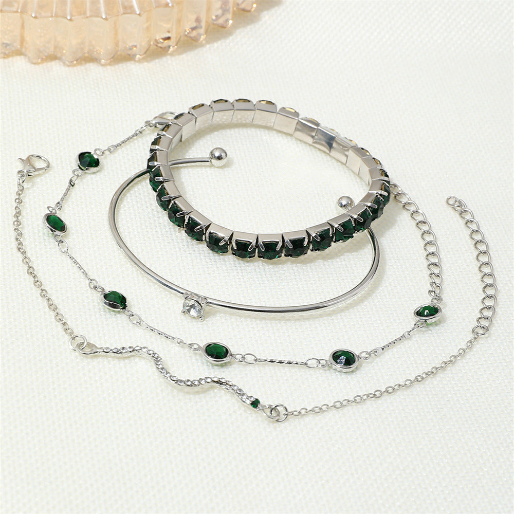Gold Bracelet Set Elegant Design Adjustable Fit for Any Occasion 5