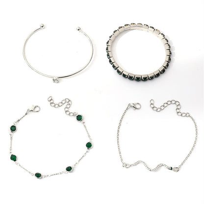 Gold Bracelet Set Elegant Design Adjustable Fit for Any Occasion 6