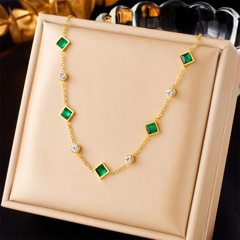 Gold Necklace Elegant Design Adjustable Length Versatile Style 0