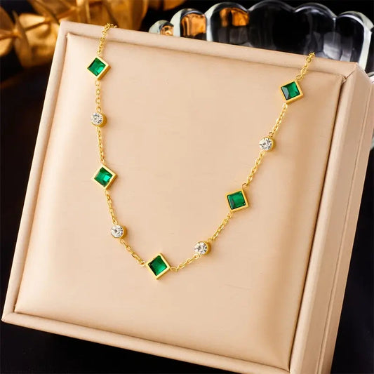 Gold Necklace Elegant Design Adjustable Length Versatile Style 0