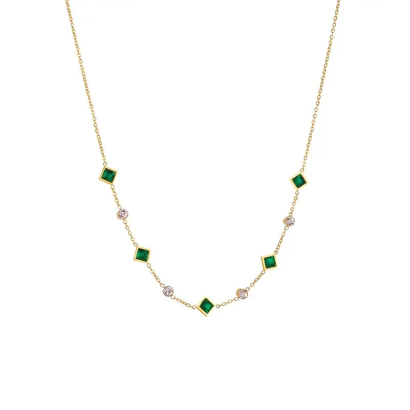 Gold Necklace Elegant Design Adjustable Length Versatile Style 2
