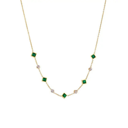 Gold Necklace Elegant Design Adjustable Length Versatile Style 2