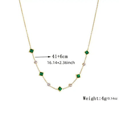 Gold Necklace Elegant Design Adjustable Length Versatile Style 3