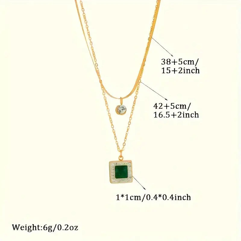 Gold Necklace Elegant Design Adjustable Length Versatile for Any Occasion 5