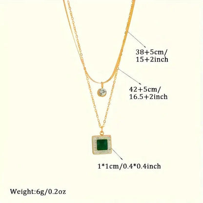 Gold Necklace Elegant Design Adjustable Length Versatile for Any Occasion 5