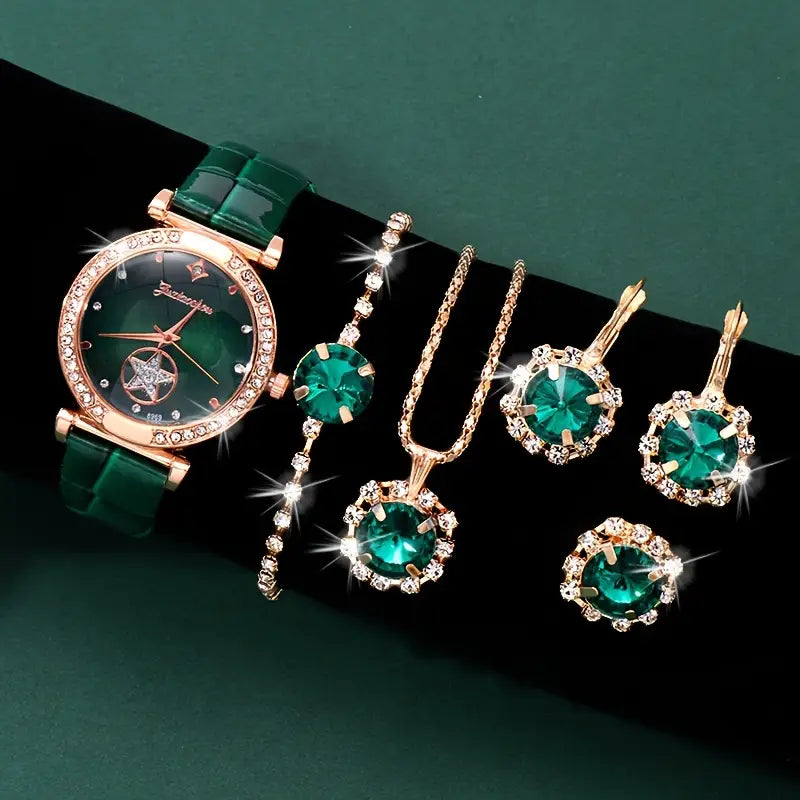 Jewelry Set Necklace and Earring Set Elegant Gold Design 1
