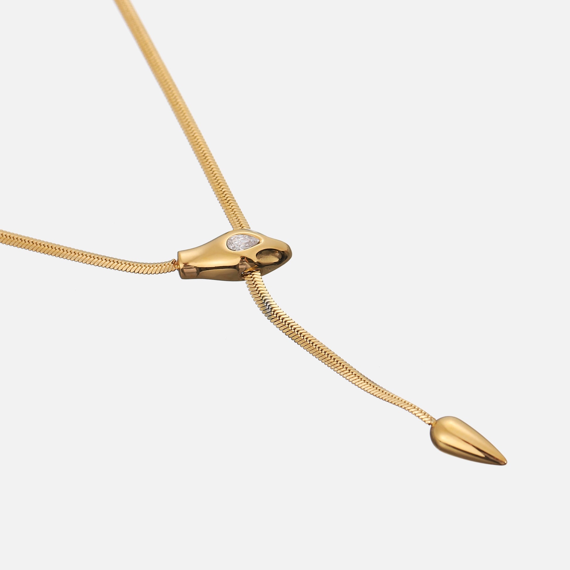 Necklace Elegant Drop Design Waterproof Hypoallergenic Everyday Wear 1