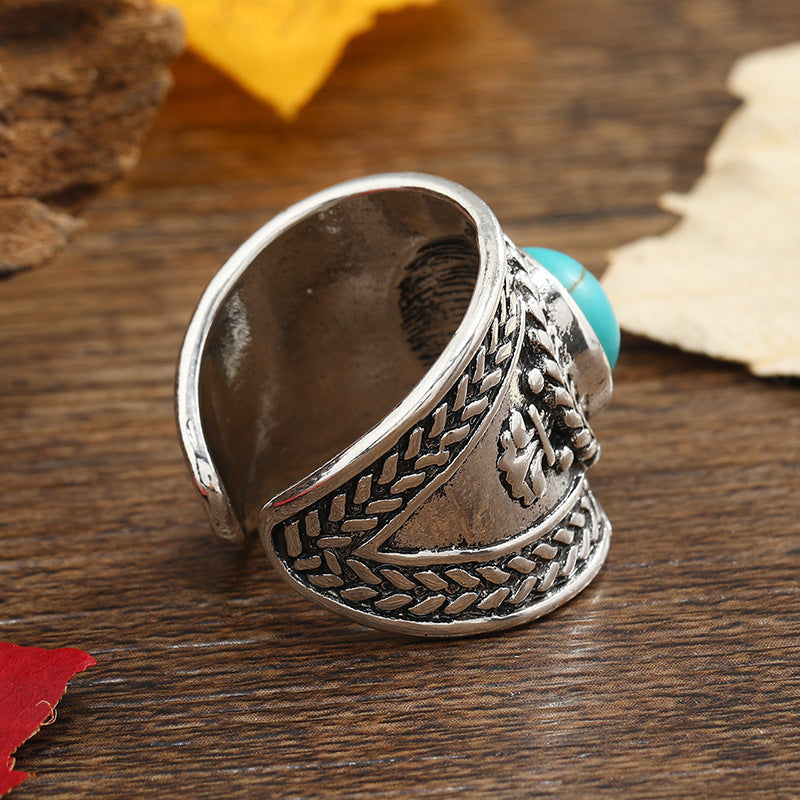 Open Ring White Gold Adjustable Elegant Design for Everyday Wear 2