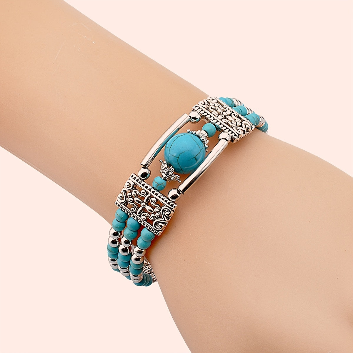 White Gold Bracelet Elegant Design Lightweight Timeless Accessory 1