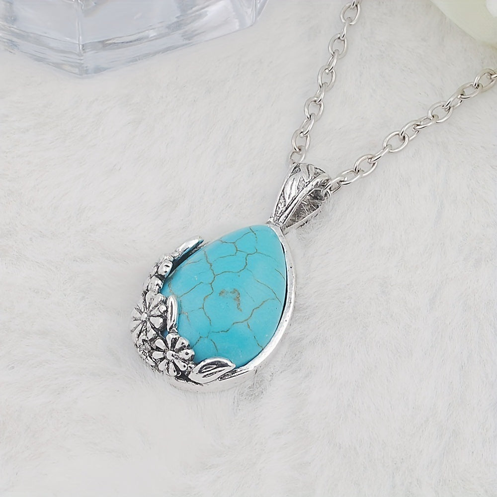 White Gold Pendant Necklace Elegant Design Versatile for All Occasions 1