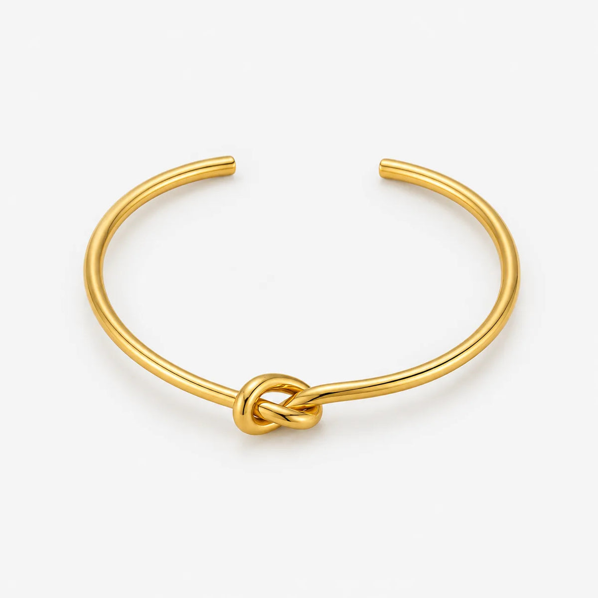 gold knot open cuff