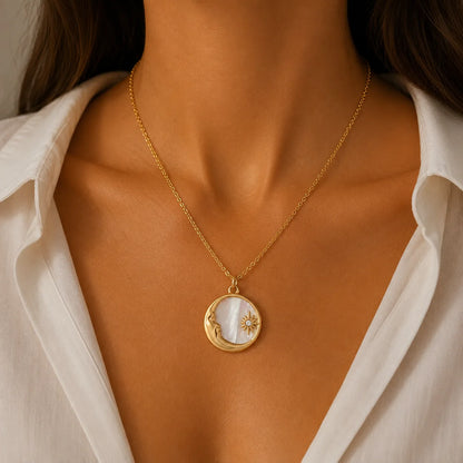 Necklace Celestial Design Adjustable Chain Elegant Accessory
