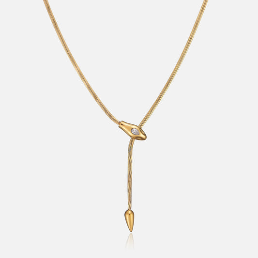 Necklace Elegant Drop Design Waterproof Hypoallergenic Everyday Wear 0