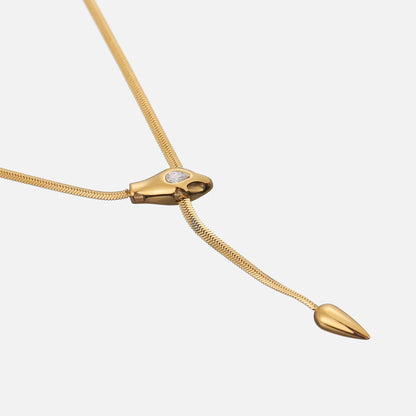 Necklace Elegant Drop Design Waterproof Hypoallergenic Everyday Wear 1