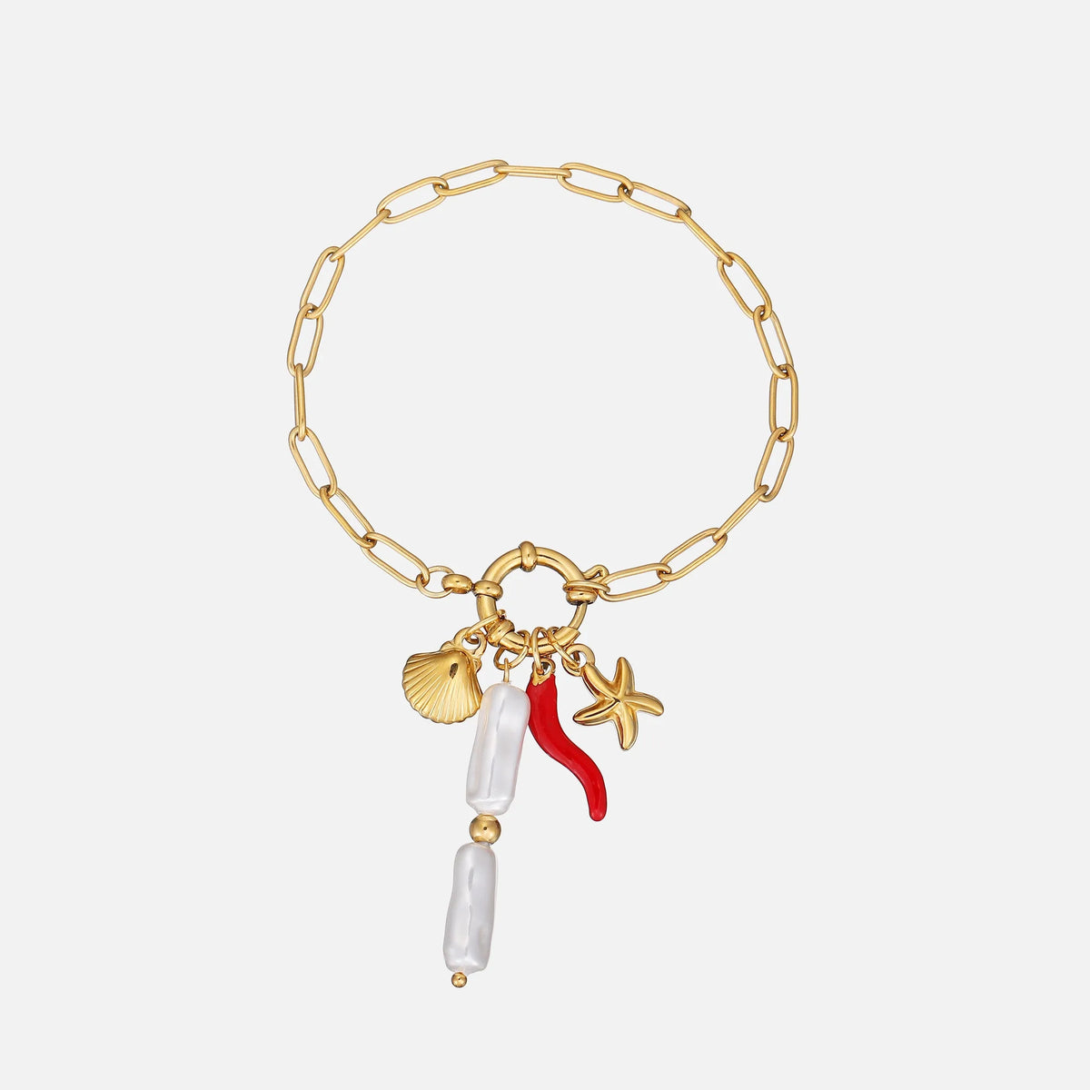 Bracelet Colorful Shells and Pearls Waterproof Lightweight Design 1