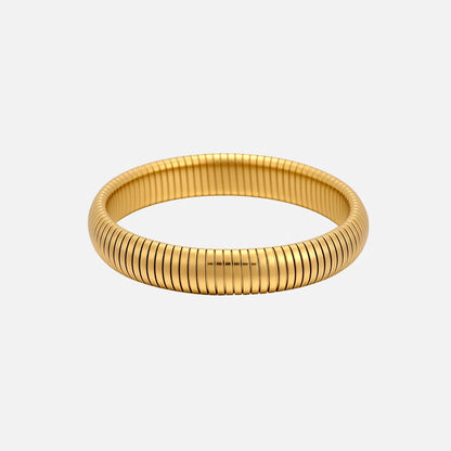 Bracelet Minimalist Golden Flexible Design Water Resistant Comfort 0